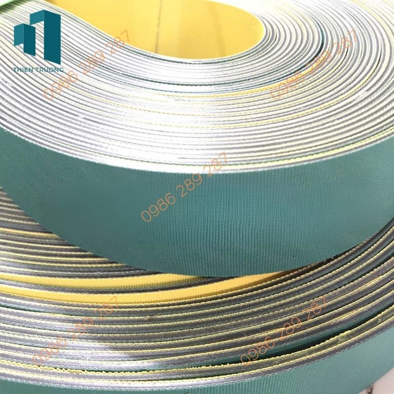 Dây Đai Dẹt Xanh Vàng 4 mm